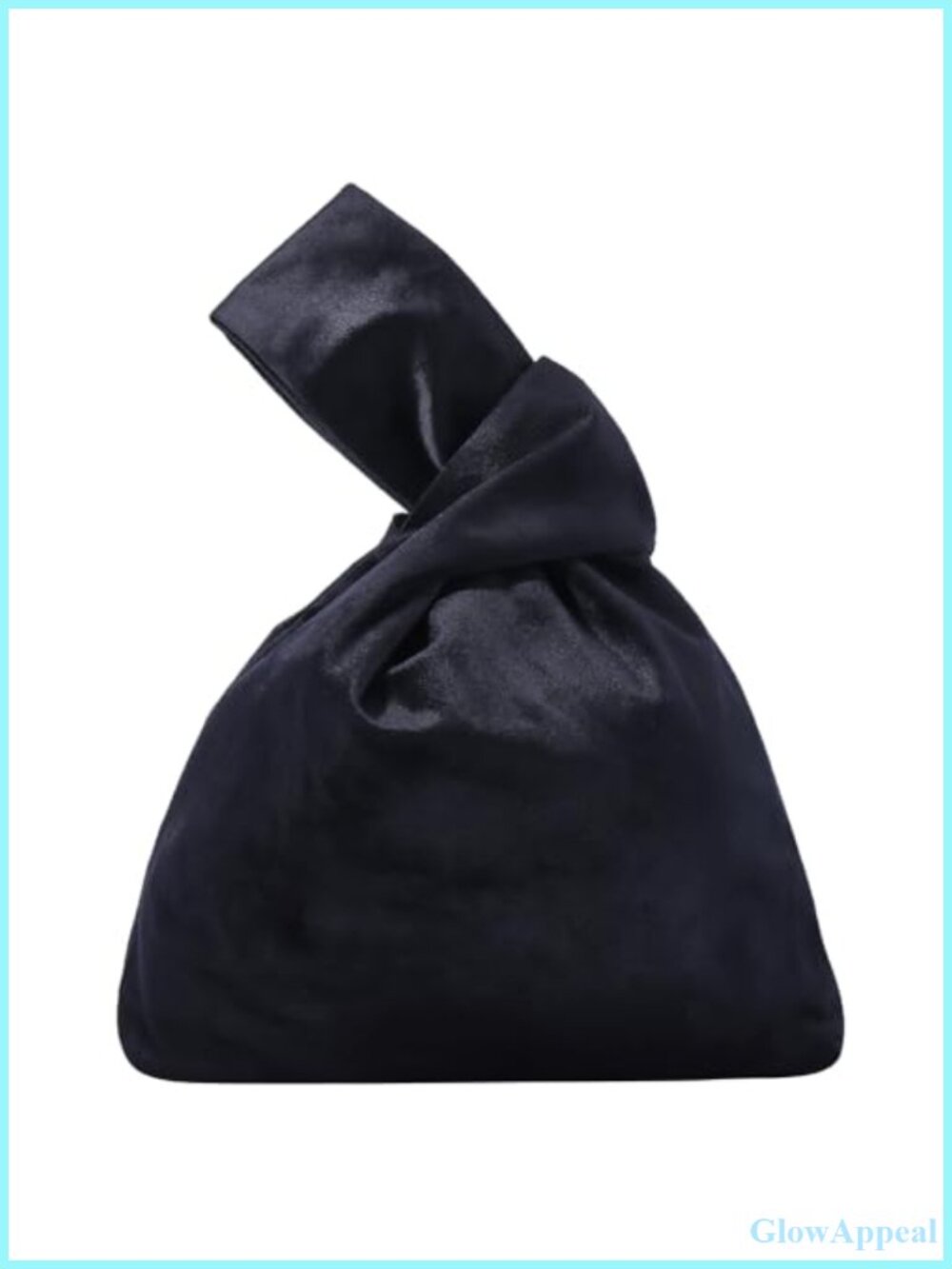 Velvet Wrist Bag Mini Knot Wristlet Handbag Evening Clutch